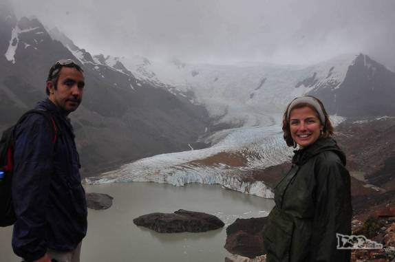 Laguna Torre e Glaciar Grande, aos pés do Cerro Torre, no Parque Nacional Los Glaciares, perto de El Chaltén, na Argentina